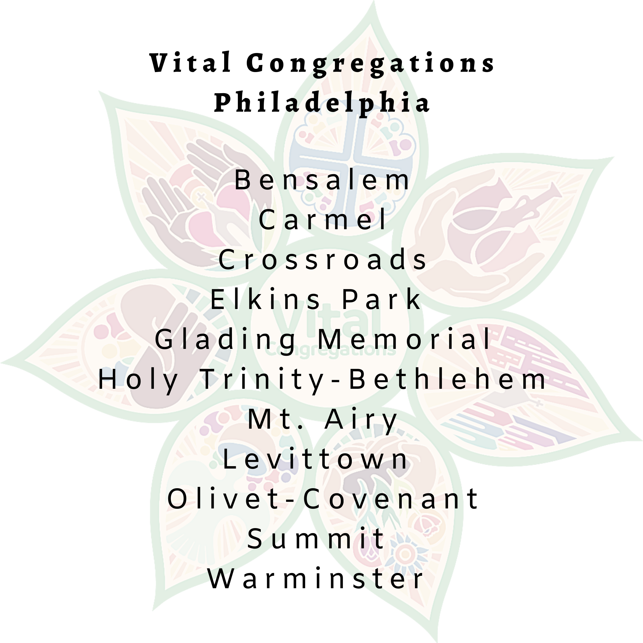 Vital Congregations - Presbytery of Philadelphia