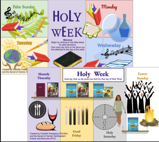 Holy Week Slides are Available - Foothills Presbytery